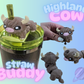 HIGHLAND COW-3D PRINTED STRAW BUDDY