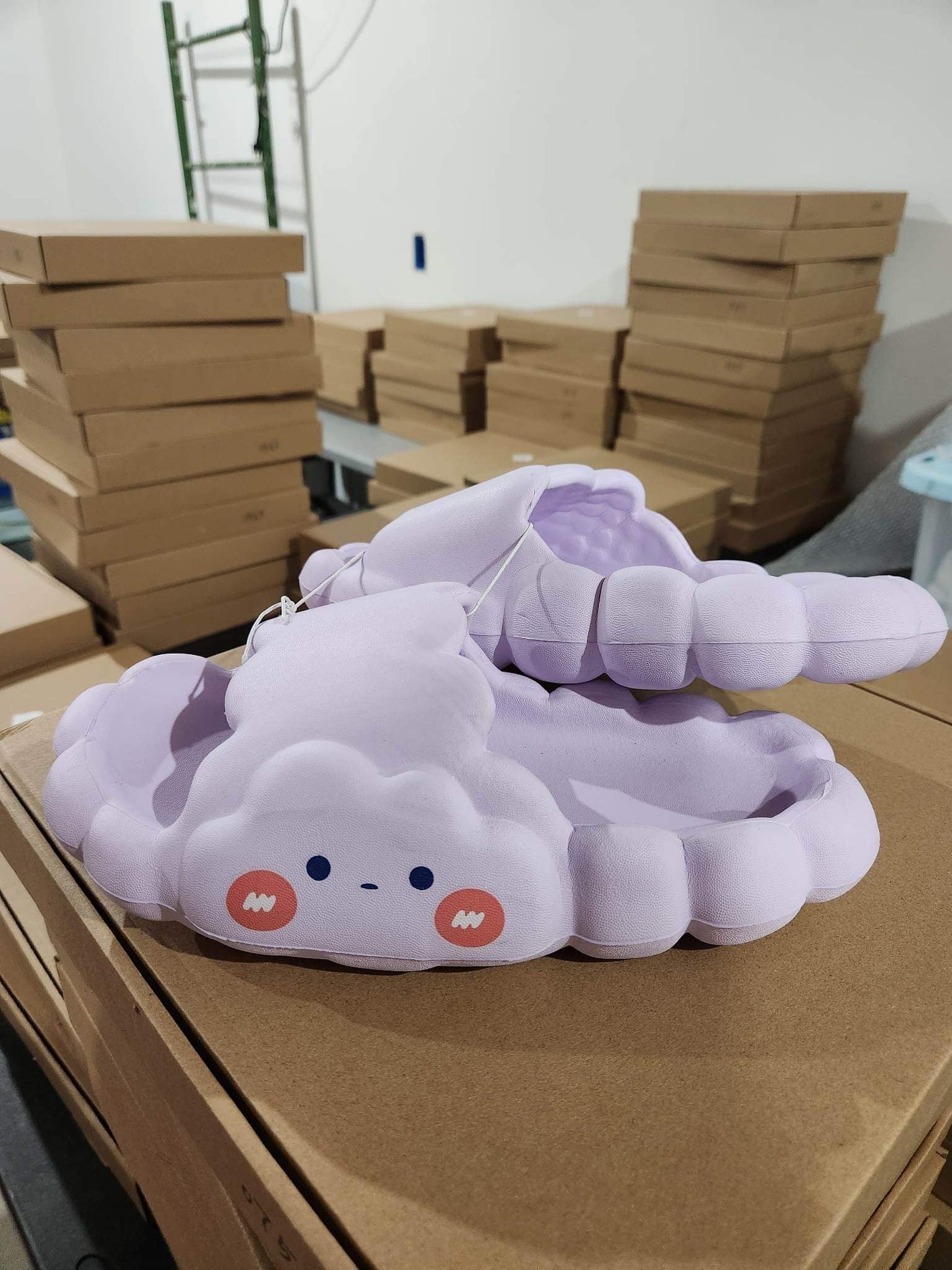 Happy Cloud House Slippers