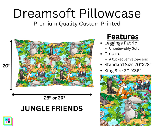 Jungle Friends Dreamsoft Pillowcase