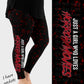 RTS - Just a Girl Who Loves Horror Movies Side Design Leggings w/ Pockets