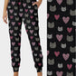 RTS - Kitty Knit Hearts Joggers