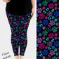 RTS - Mandala Paws Leggings w/ Pockets