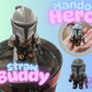 MANDO-3D PRINTED STRAW BUDDY