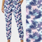 RTS - Navy Pink Tie Dye Joggers