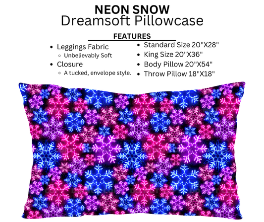 Neon Snow Dreamsoft Pillowcases