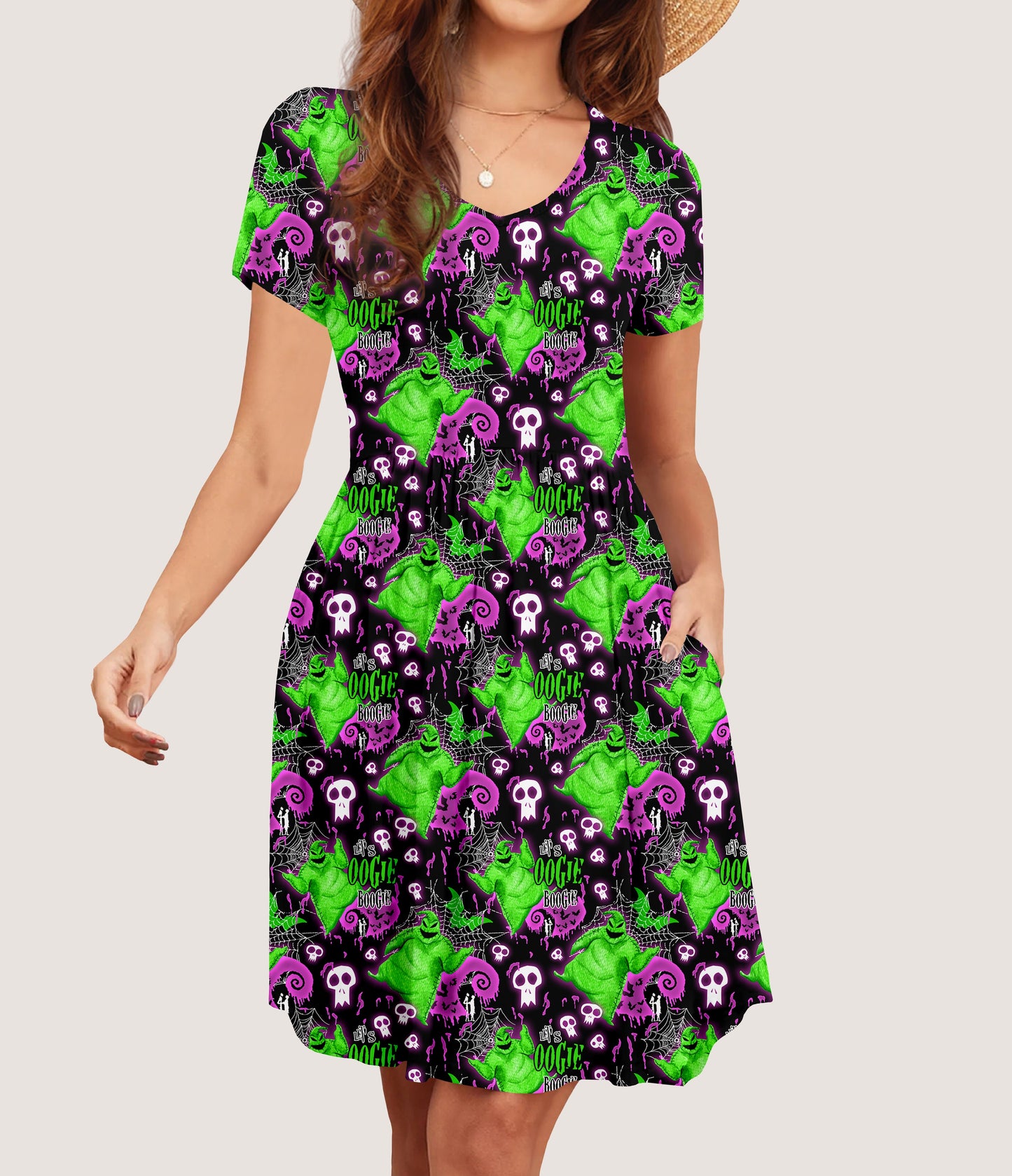 RTS - Neon Boogie Pocket Dress