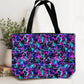 RTS - Neon Splatter Tote Bag