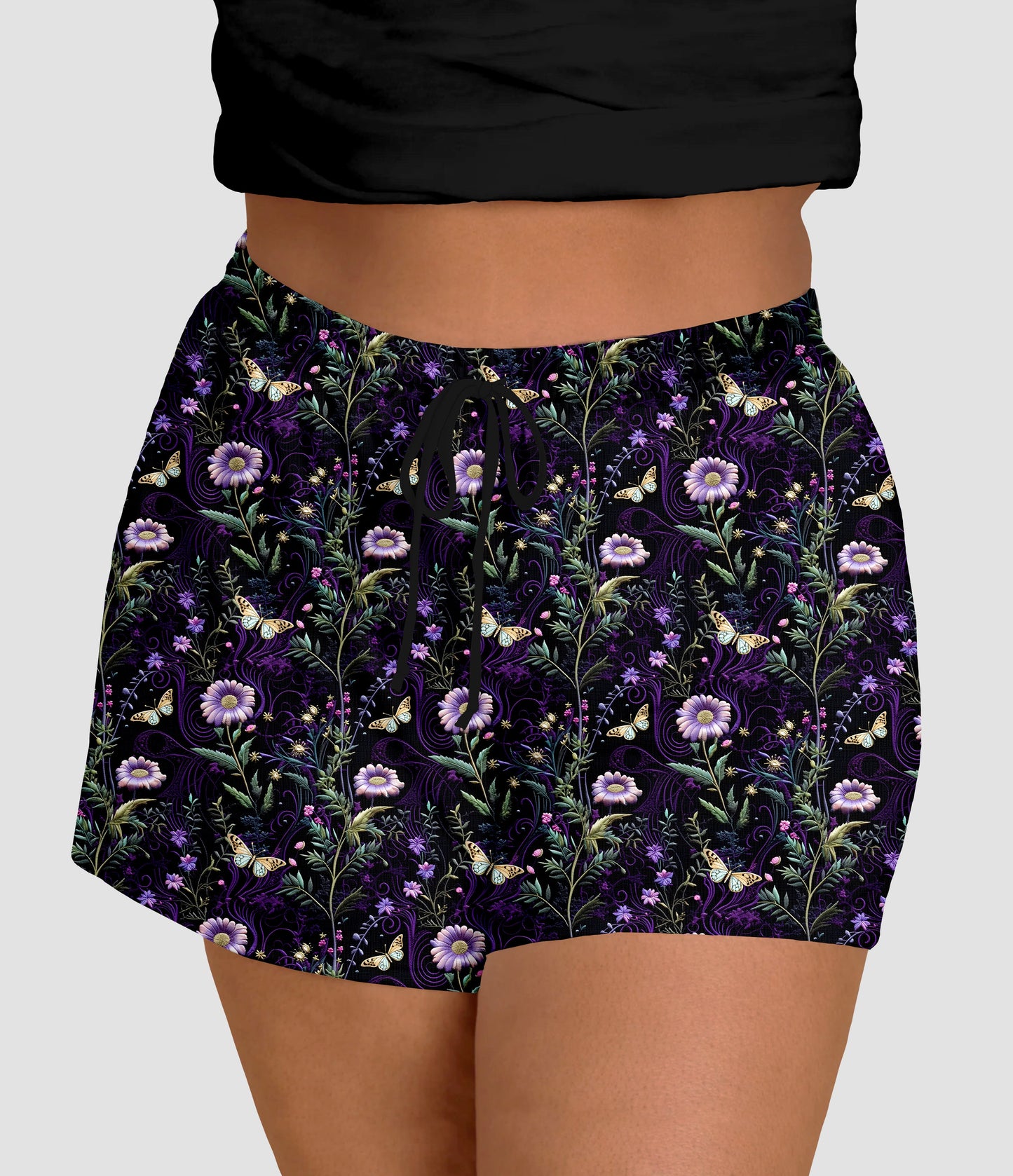 RTS - Night Garden Jogger Shorts