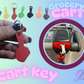 3D PRINTED SHOPPING CART KEYS-3 PACK