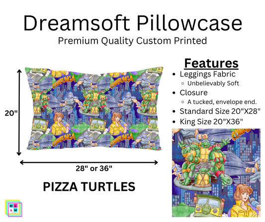 Pizza Turtles Dreamsoft Pillowcase