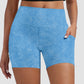RTS - Pretty Blue Biker Shorts w/ Pockets