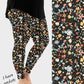 RTS - Pretty Leaves Leggings w/ Pockets