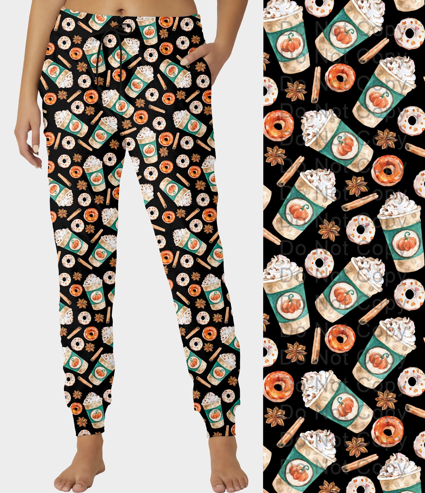 RTS - Pumpkin Spice Latte Joggers