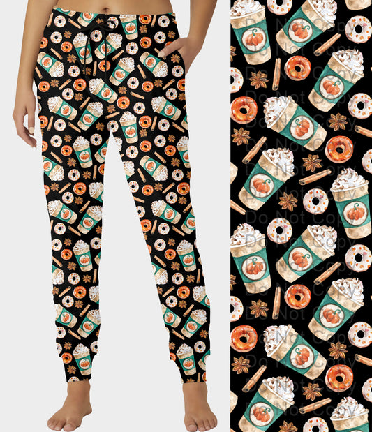 RTS - Pumpkin Spice Latte Joggers