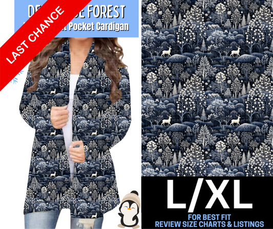 Deft Blue Forest Pocket Cardigan