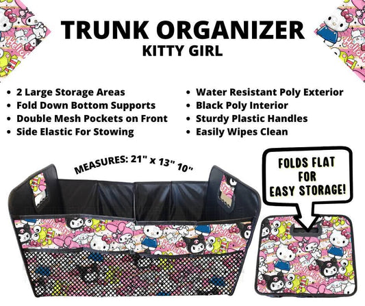 Kitty Girl Trunk Organizer