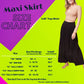 Royal Purple Dash Maxi Skirt