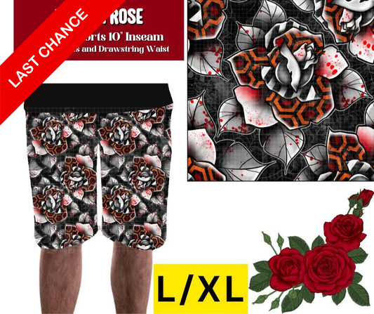 Horror Rose Unisex Shorts