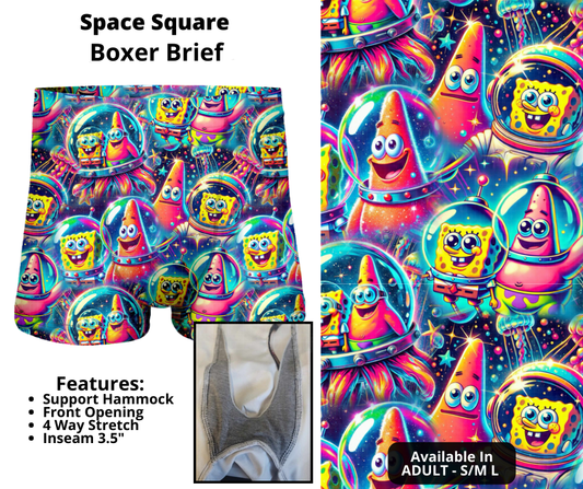 Space Square Boxer Briefs