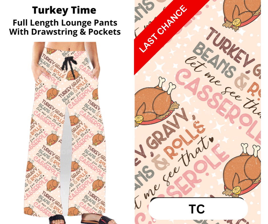 Turkey Time Full Length Lounge Pants