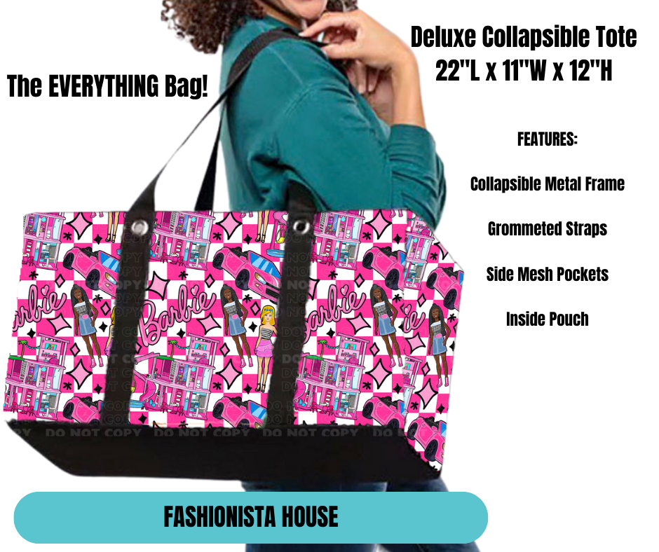 Fashionista House Collapsible Tote