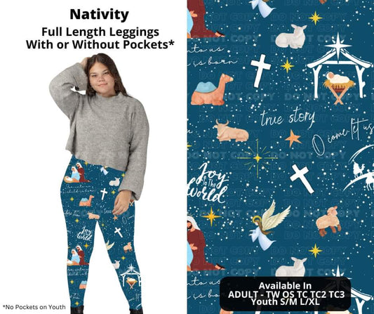 Nativity Full Length Leggings w/ Pockets