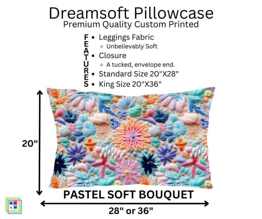Pastel Soft Bouquet Dreamsoft Pillowcase