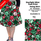 Starlight Mint Paw Print Swing Skirt