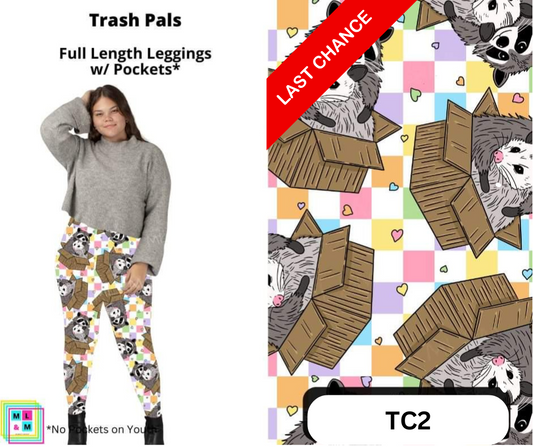 Trash Pals Full Length Leggings w/ Pockets