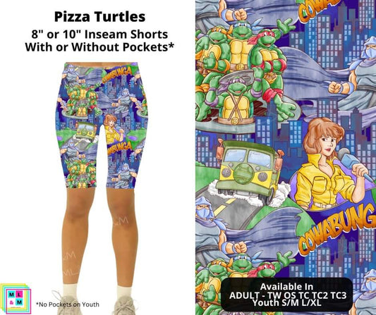 Pizza Turtles Shorts