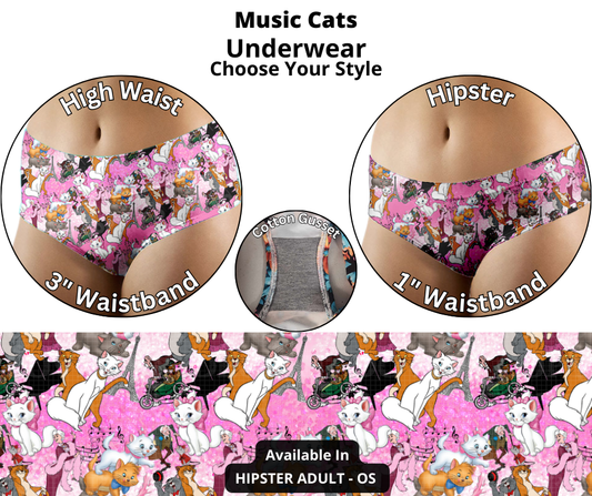 Music Cats Underwear