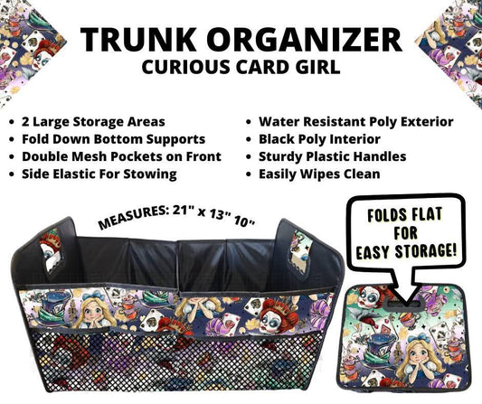 Curious Card Girl Trunk Organizer