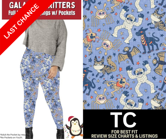 Galactic Critters Full Length Leggings w/ Pockets