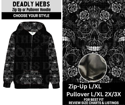 Deadly Webs Zip-Up or Pullover Hoodie