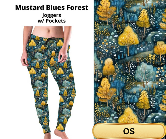 Mustard Blues Forest Joggers