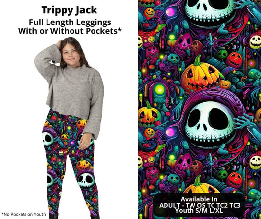 Trippy Jack Full Length Leggings w/ Pockets