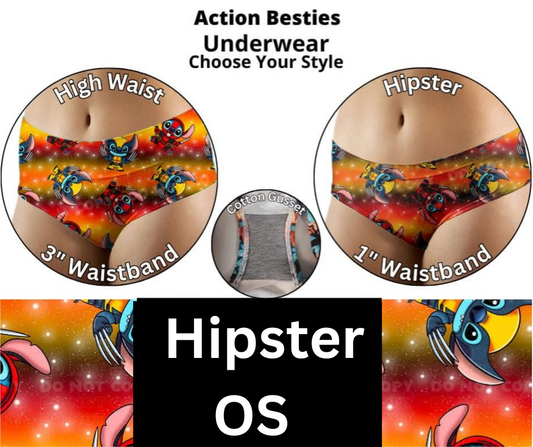 Action Besties Hipster & High Waist Underwear