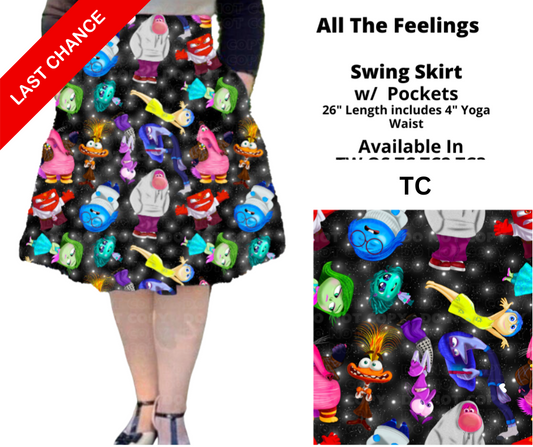 All The Feelings Swing Skirt