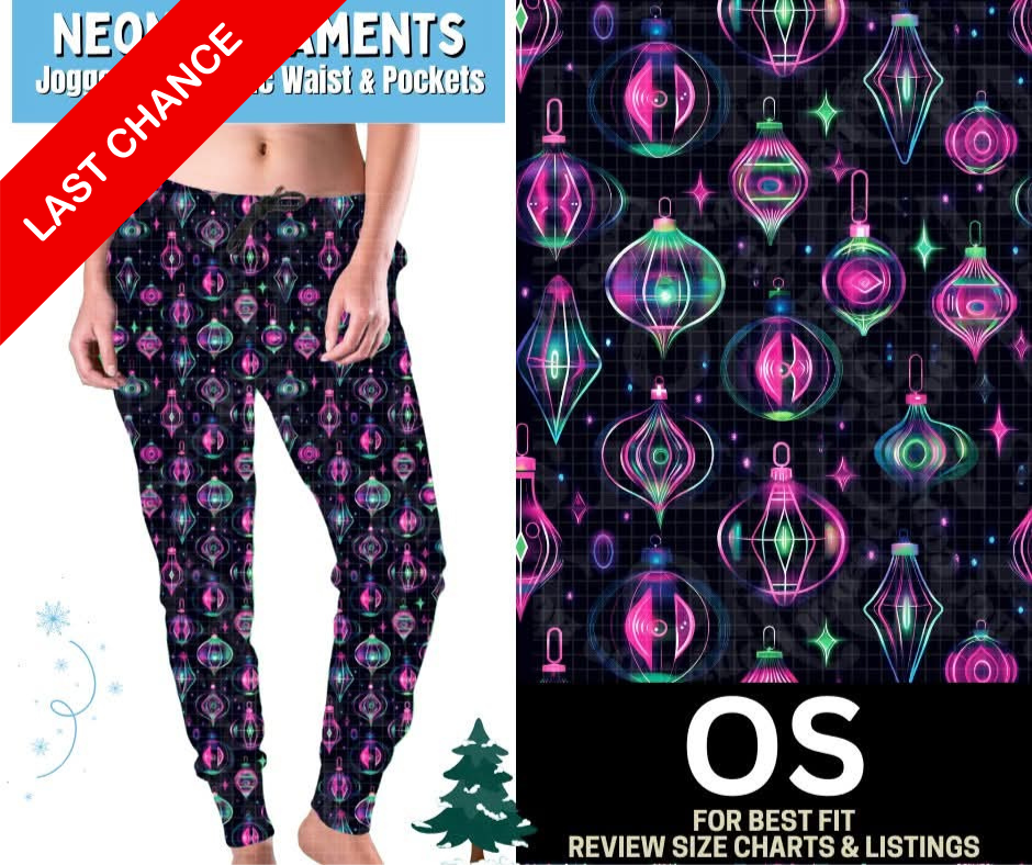 Neon Ornaments Joggers