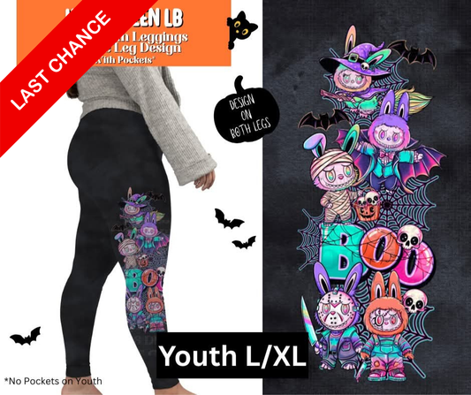 Halloween LB Full Length Leggings w/ Side Leg Designs