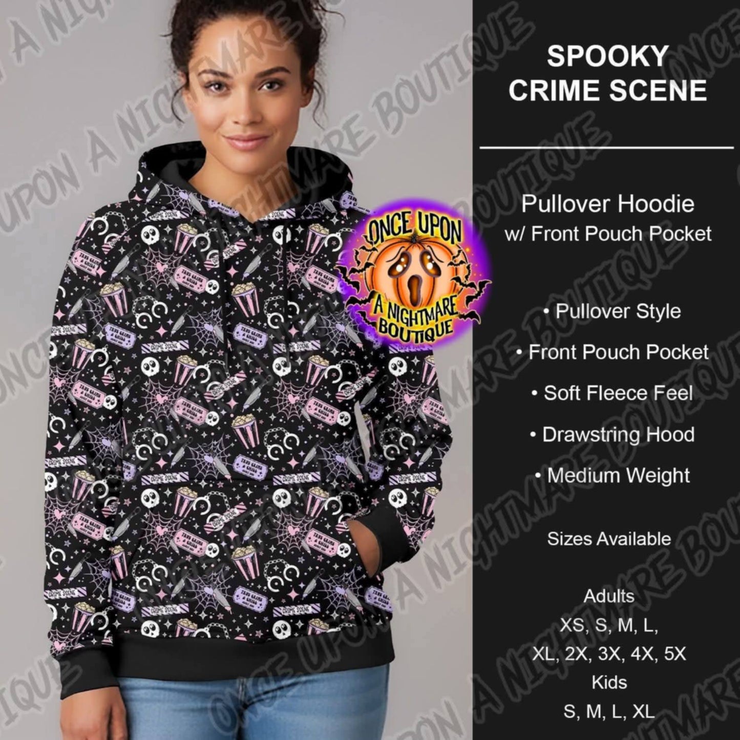 CD Halloween Hoodie Adult Large