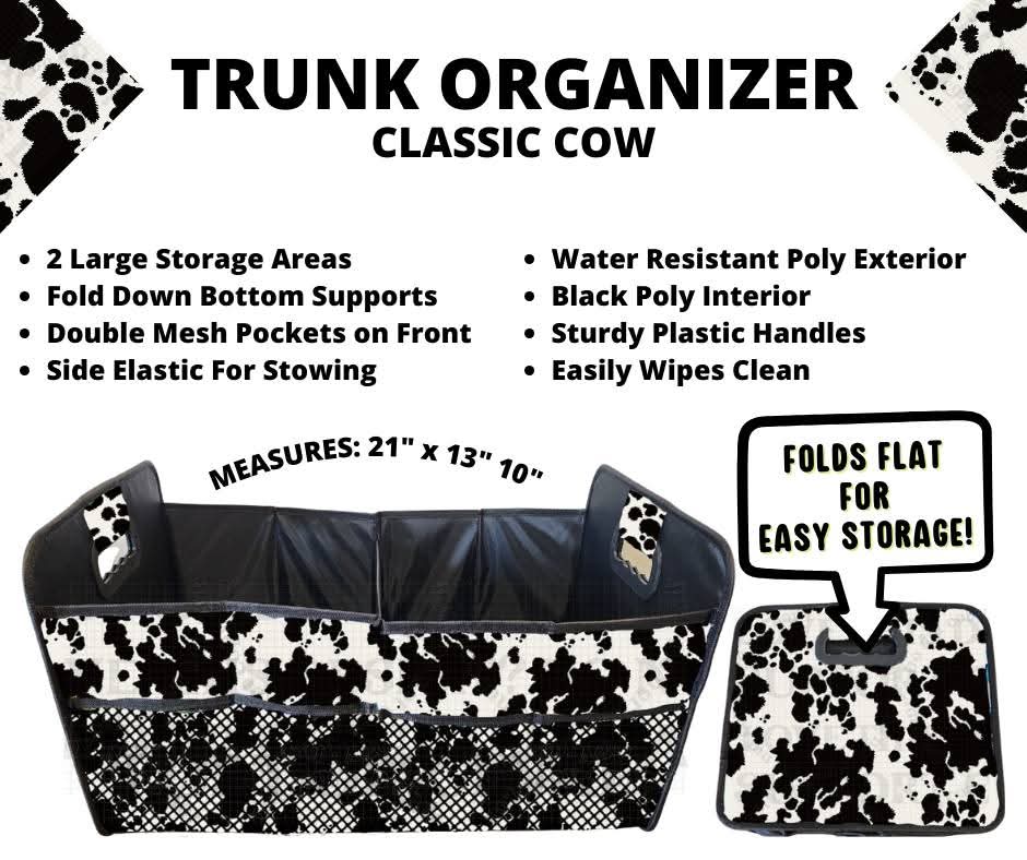 Classic Cow Trunk Organizer