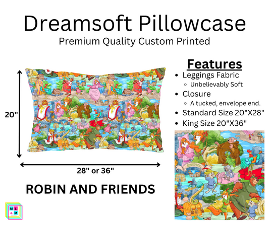 Robin and Friends Dreamsoft Pillowcase