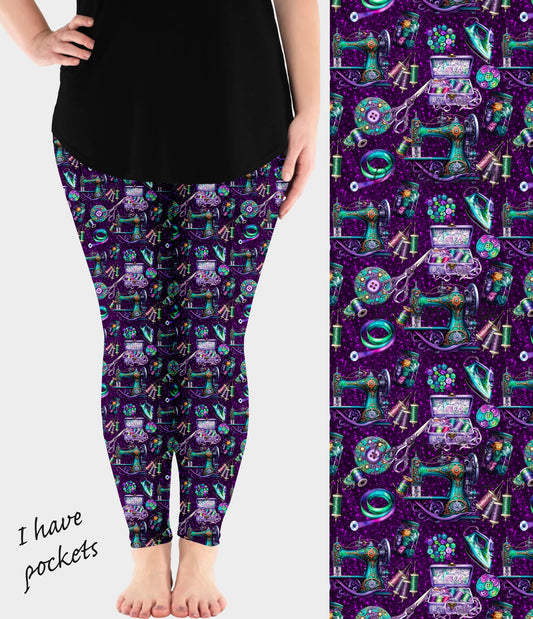 RTS - Sew Beautiful Leggings w/ Pockets