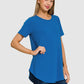 RTS - Short Sleeve Round Neck Top - Classic Blue