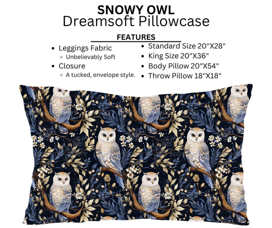 Snowy Owl Dreamsoft Pillowcases