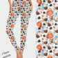 RTS - Snowy Squirrel Leggings w/ Triangle Sport Pockets