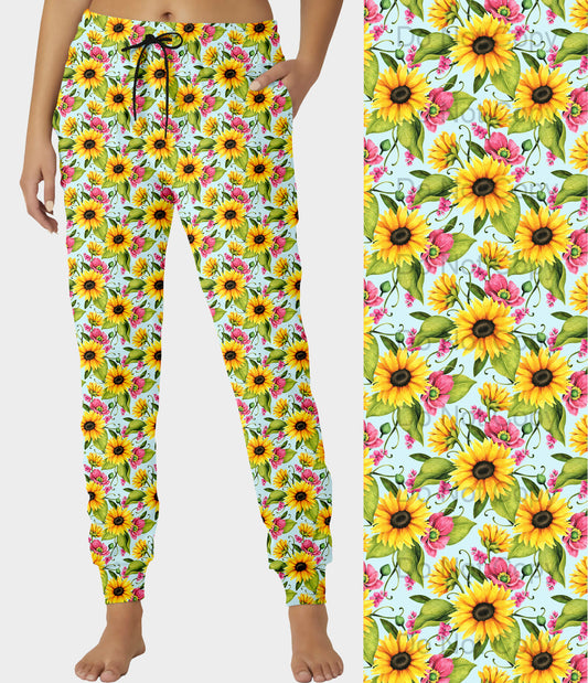 RTS - Summer Sunflower Joggers