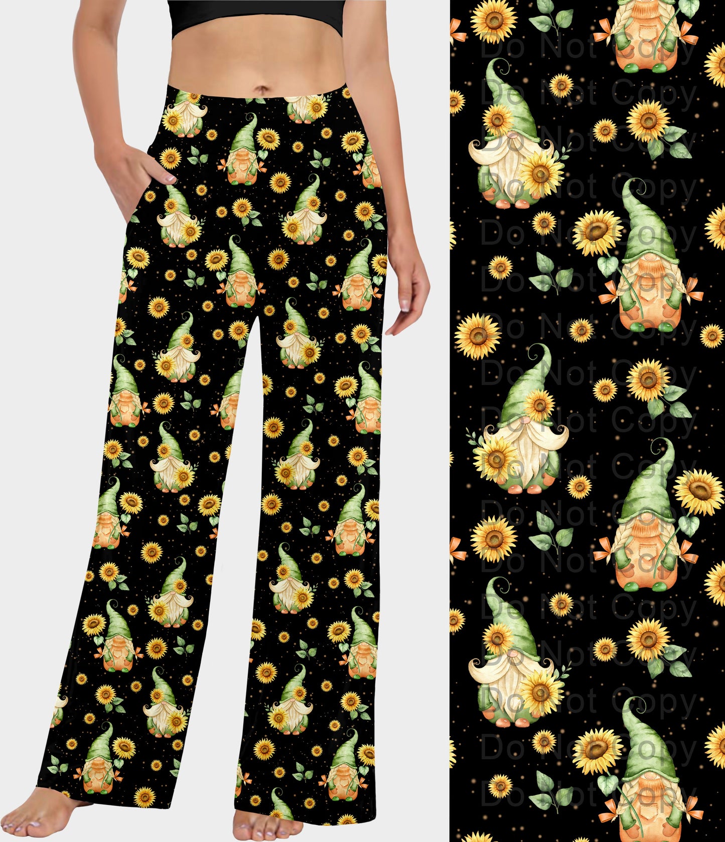 RTS - Sunflower Field Gnomes Lounge Pants