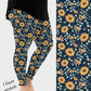 RTS - Sunflower Field Leggings w/ Pockets